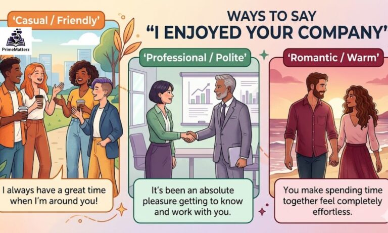 15+ Better Ways to Say "I Enjoyed Your Company"