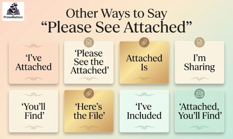 15+ Other Ways to Say "Please See Attached"
