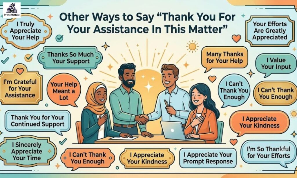 15+ Other Ways to Say "Thank You for Your Assistance in This Matter"
