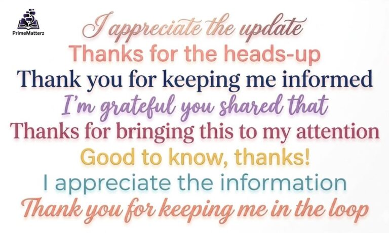 15+ Other Ways to Say "Thanks for letting me know."