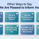 15+ Other Ways to Say "We Are Pleased to Inform You" 15+ Other Ways to Say "We Are Pleased to Inform You"