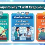 15+Other Ways to Say "I Will Keep You Posted" 15+Other Ways to Say I Will Keep You Posted