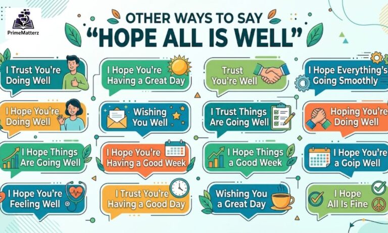 "Hope All Is Well" — Meaning, Grammar and 20+ Better Alternatives