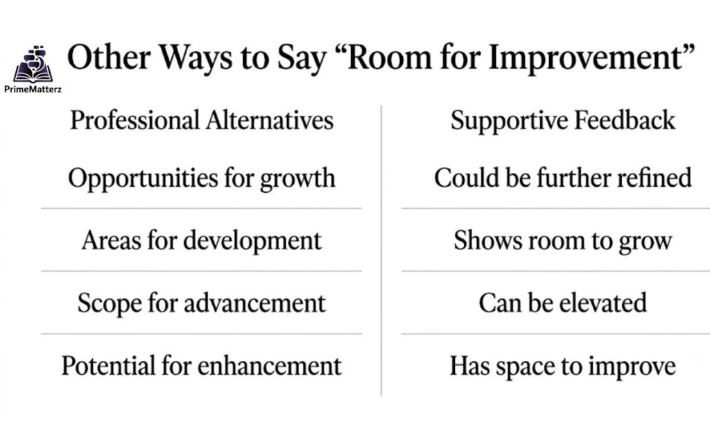 15+ Other Ways to Say "Room for Improvement"