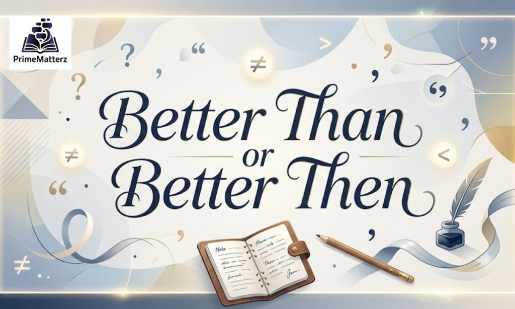 Better Than or Better Then: The Correct Usage Guide