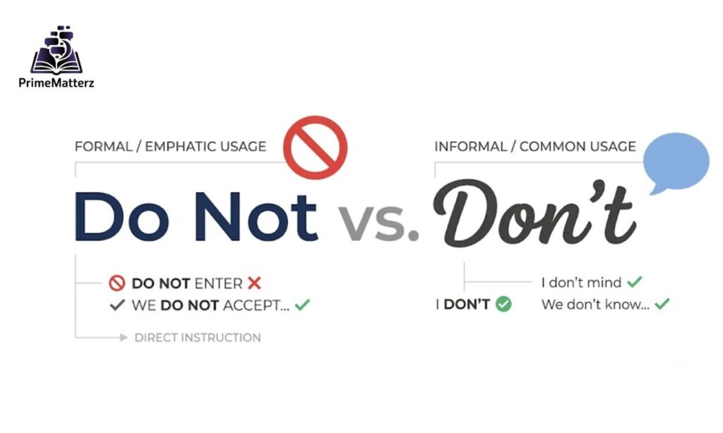 Do Not vs. Don't: Meaning, Grammar, and When to Use Each