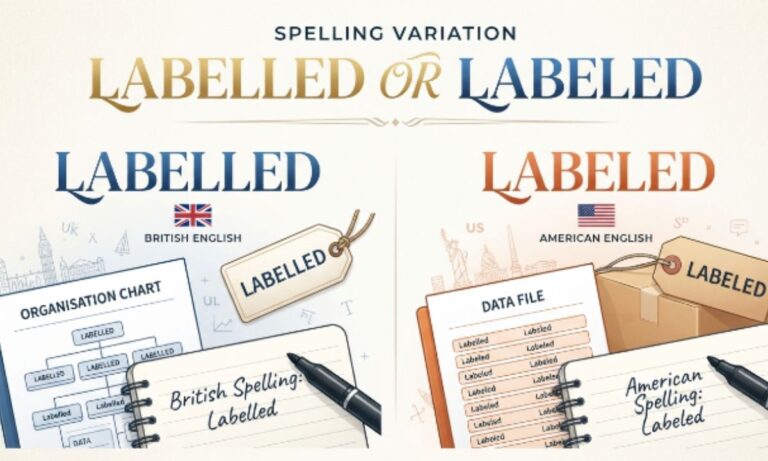 Labelled or Labeled: Which Spelling Is Correct?